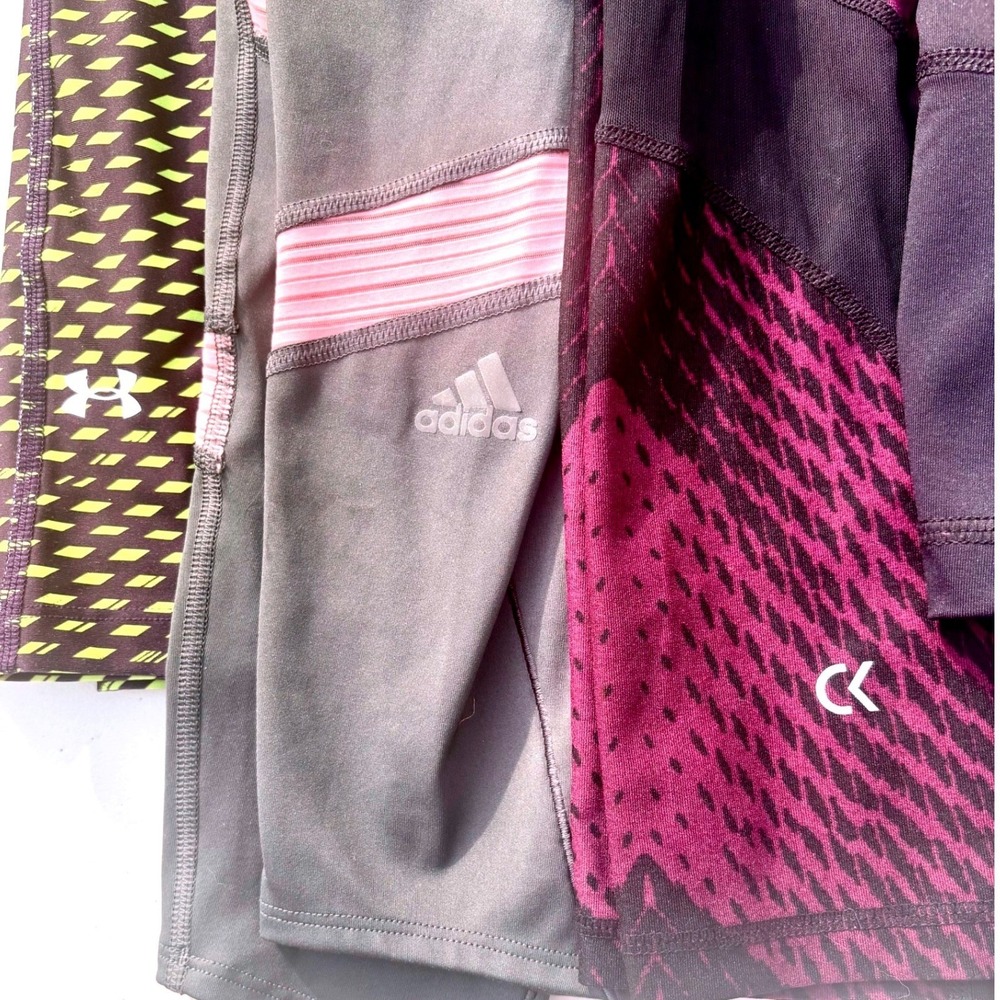 Mixed Brand Athletic Leggings Bundle Womens Medium Multi Color Good Workout Lot - Picture 3 of 16
